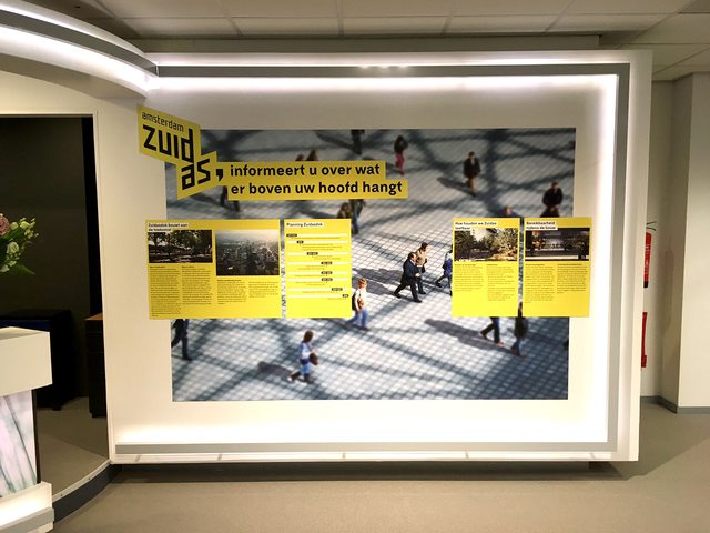 Zuidas communicatieconcept Fabrique - Zuidas informatiecentrum