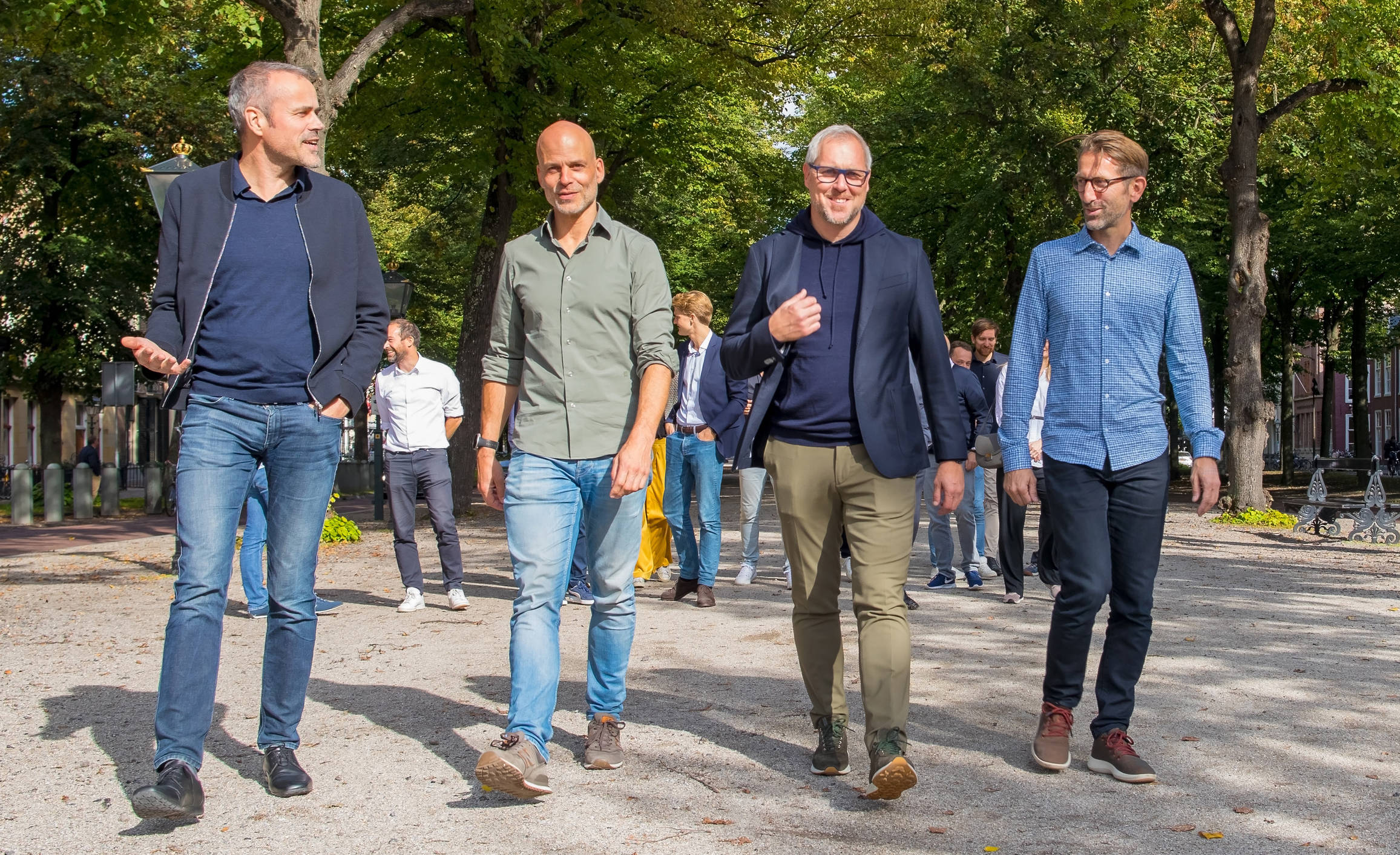 Mattias Olofsson, Gert Hans Berghuis, Matthijs Klinkert, Stef Brooijmans (from left to right)