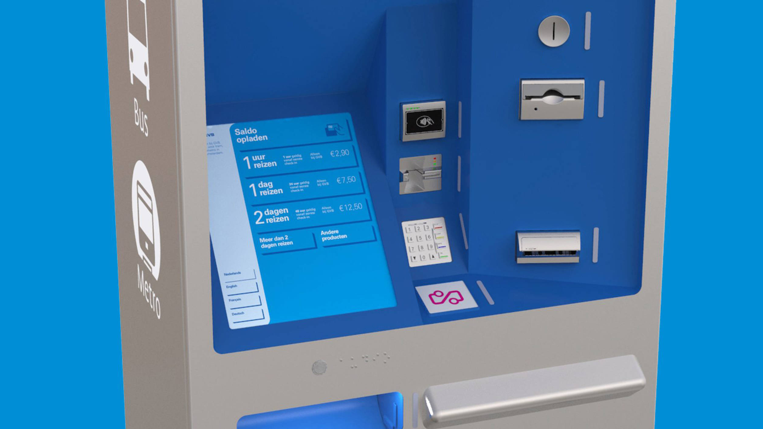 Design GVB  ticket vending machine