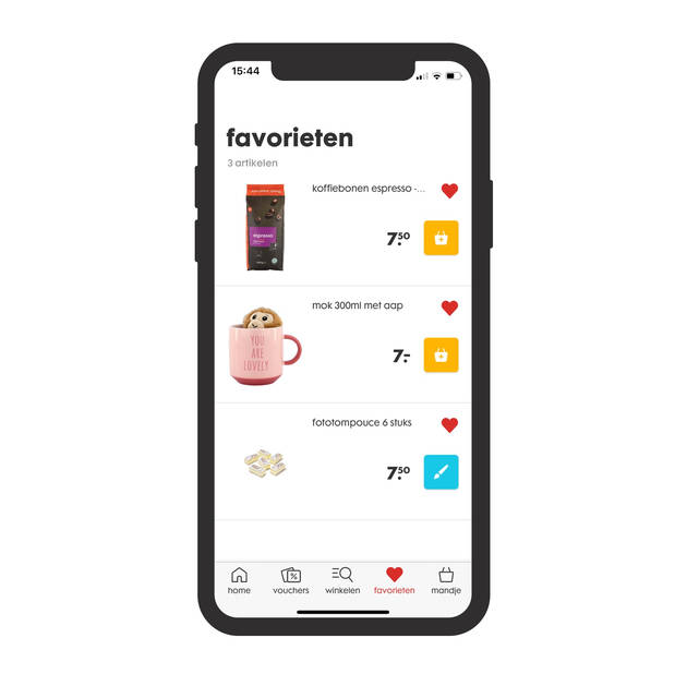 Design Hema app in mobile device