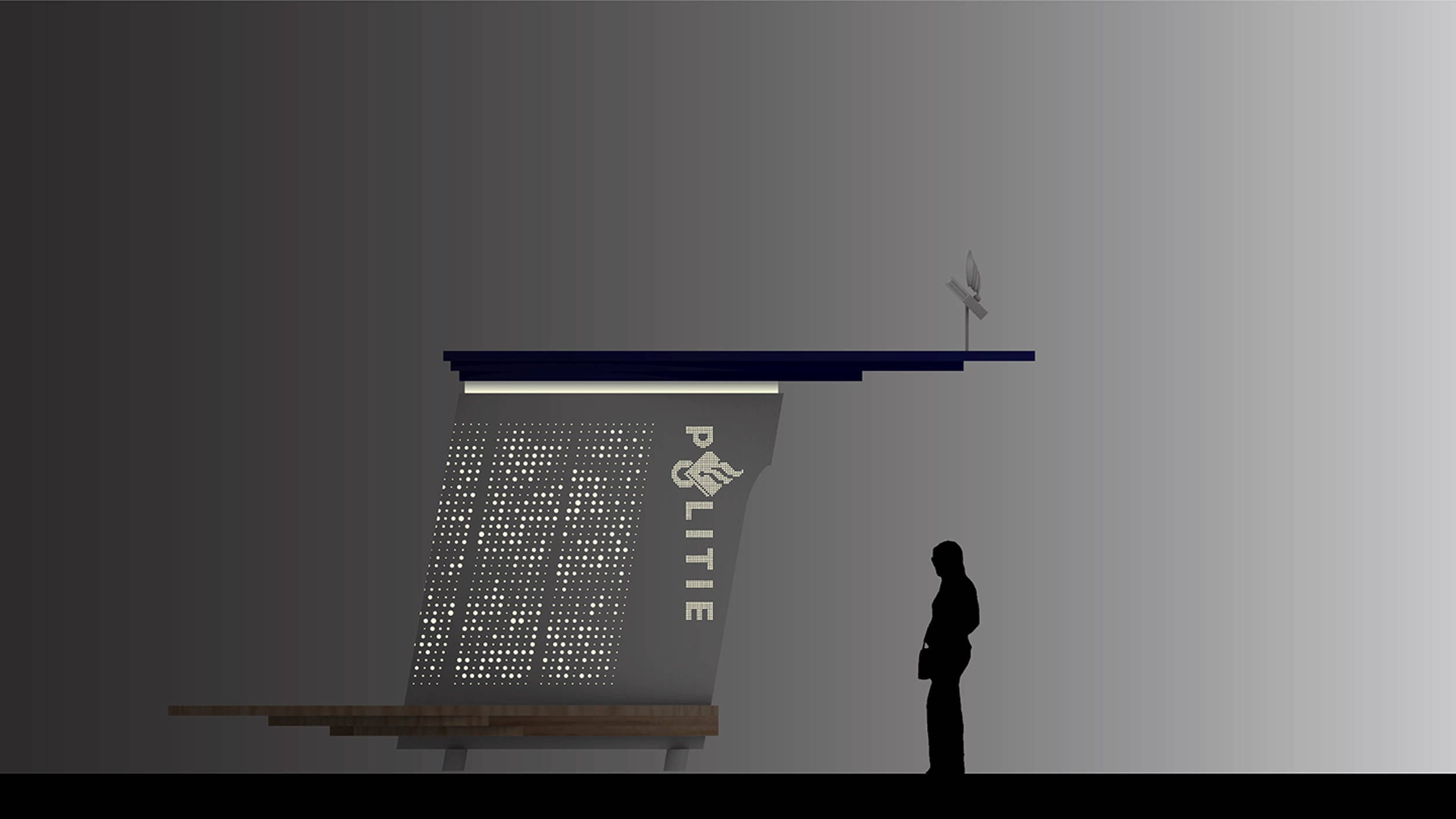 Render police kiosk